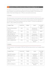 Search | Japan Exchange Group